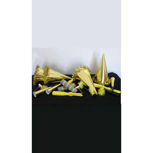 Cotillons sachet de 10 personnes or