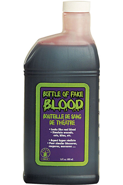Bouteille de Faux Sang de Théatre
