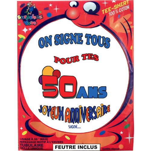 Tee Shirt On Signe Tous 50 ans