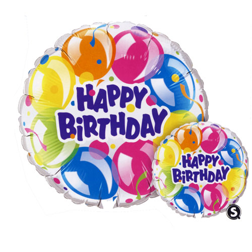 Ballon Rond Happy Birthday
