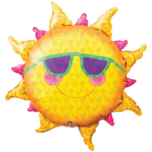 Ballon Soleil à Lunettes