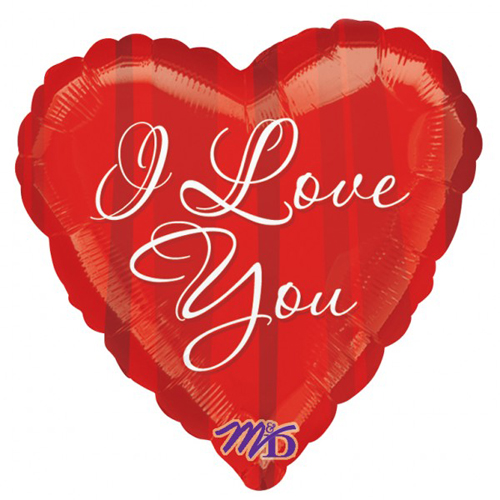 Ballon Coeur Love You Heart