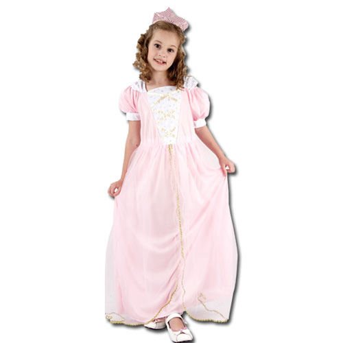 Déguisement princesse luxe rose fille