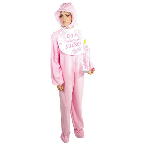 Déguisement bébé rose femme
