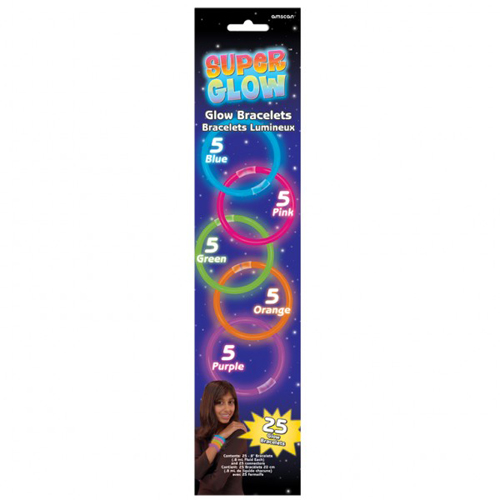 Bracelet lumineux par 25
