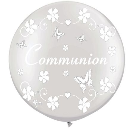 Ballon Communion Géant Blanc