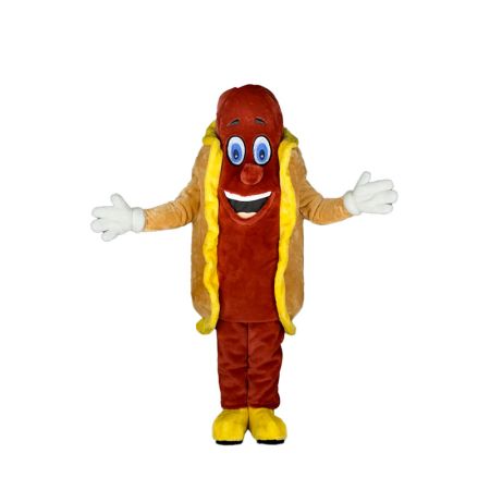 Déguisement mascotte hot dog