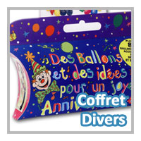Coffret Ballons Divers
