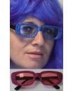 Lunettes Plastique Paillettes Rectangle au meilleur prix