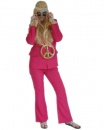 perruque-D�guisement Adulte Disco Femme Rose