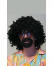 perruque-Perruque Afro + Lunettes + barbe