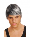 Perruque Homme courte Grise