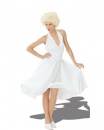 perruque-D�guisement Adulte Robe Marilyn