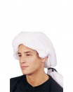 Perruque Marquis cheveux longs attachés blanche au meilleur prix