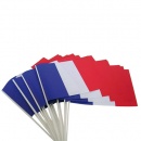 Drapeau Français en papier avec hampe