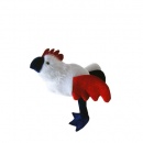 Chapeau velours coq - bleu, blanc et rouge