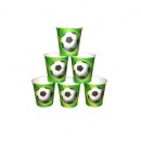 Gobelets en carton Football (10 pièces) au meilleur prix