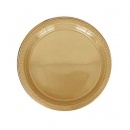 Assiette Jetable Plastique Couleur Or au meilleur prix