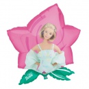 Ballon Barbie Fleur au meilleur prix