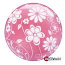Ballon Bubble Fleurs tout autour
