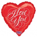 ballon message-Ballon Coeur I love you Script