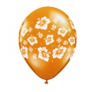 Ballon Fleurs Tropicales tout autour