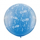 cotillons-BAllon G�ant naissance Gar�on