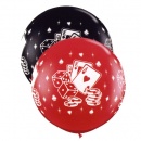 Ballon Géant Dés et Cartes tout autour