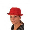 Chapeau Feutre Melon Rouge
