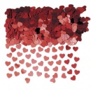 confettis de table-Confettis de Table Coeurs Rouges