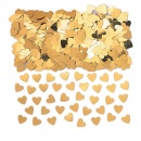 confettis de table-Confettis de table coeurs or