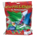 cotillons-Pochette cotillons 10 personnes SUPER PROMO