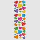 Stickers Coeurs Multicolores