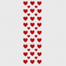 Stickers Coeurs Rouges Prismatique