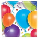 Assiette Jetable Carrée Ballons au meilleur prix