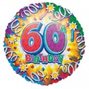 Ballon Rond 60 Birthday au meilleur prix