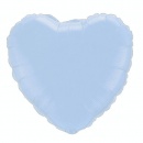 Ballon Mylar Coeur Bleu Perlé (Pearl Light Blue) au meilleur prix