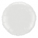 Ballon Mylar Rond Argent (Silver)