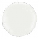 Ballon Mylar Rond Blanc (White)
