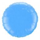 Ballon Mylar Rond Bleu Pâle (Pale Blue)