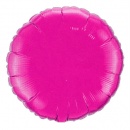 Ballon Mylar Rond Magenta (Magenta)