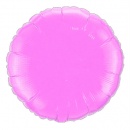 Ballon Mylar Rond Rose (Rose)