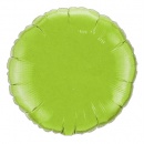 Ballon Mylar Rond Tilleul (Lime Green)