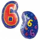 Ballon Anniversaire Chiffre 6