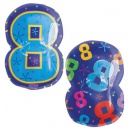 Ballon Anniversaire Chiffre 8 au meilleur prix