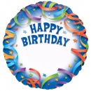 Ballon Anniversaire Serpentins Personnalisable au meilleur prix