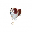 Ballon Chien Marcheur Marron et Blanc au meilleur prix