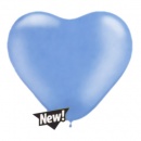 mariage-Ballon Coeur Azur Perl� (Pearl Azure)