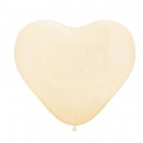 mariage-Ballon Coeur Beige (Blush)