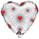 mariage-Ballon Coeur Blanc (White)